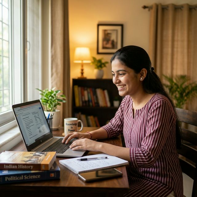 Student learning from the best online tuition in kerala